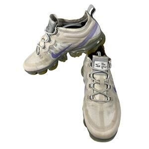 Nike Air VaporMax 2019 SE Grey Purple Agate Sneaker Shoes Womens Shoes Size 9.5